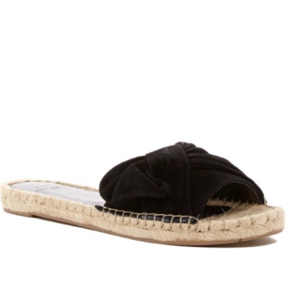Marc Fisher LTD Black Valey Slip On Sandal